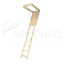 Видео сборки лестницы - Деревянная чердачная лестница ЧЛ-07